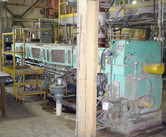 NRM Extruders, 6" dia x 24:1 L/D.